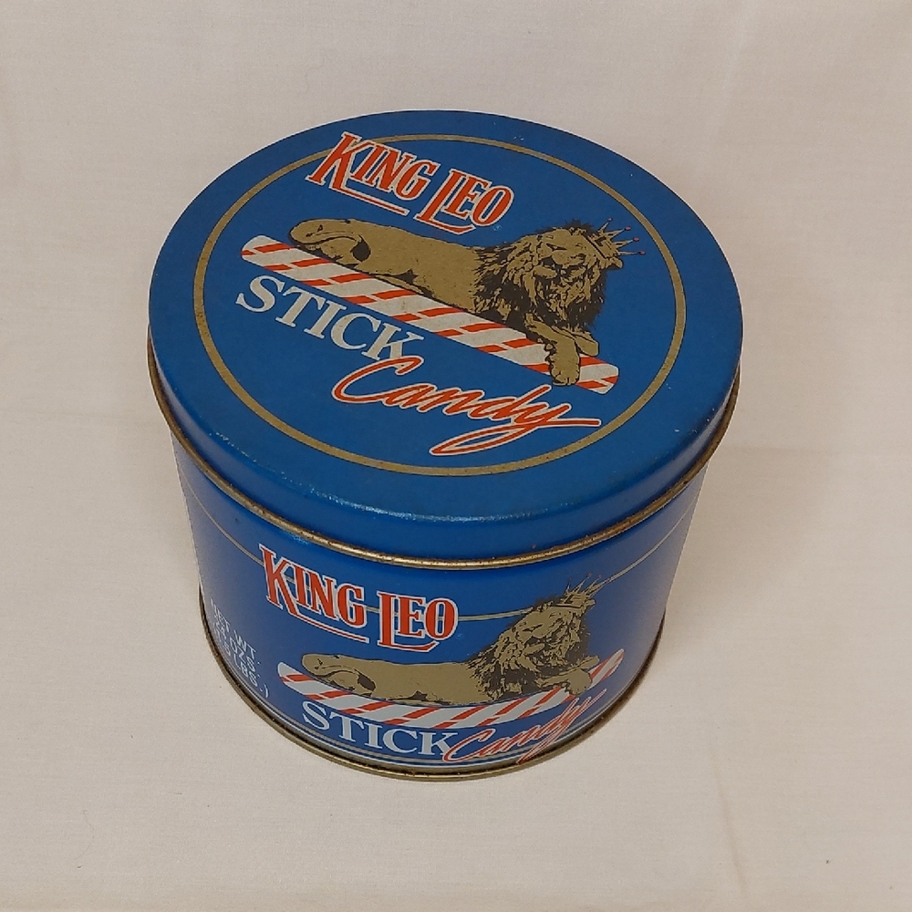 Blue Decorative Tin